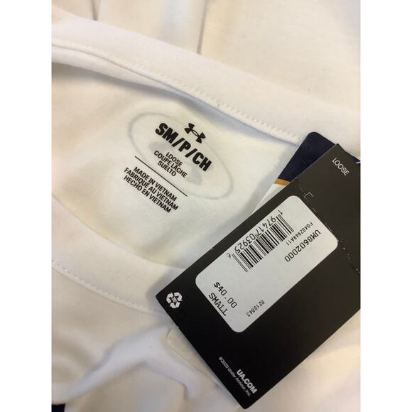 Under Armour Men's Small Notre Dame Fighting Irish Short Sleeve T Shirt N3-43 - Picture 5 of 6